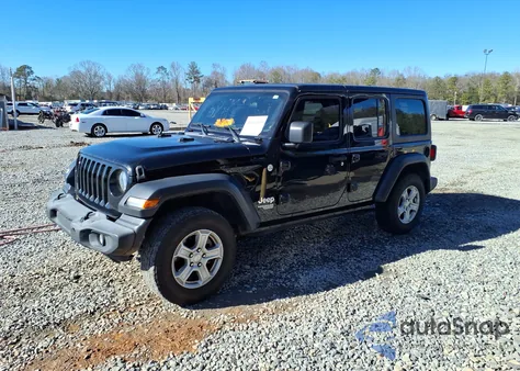 2020 Jeep Wrangler Unlimited Black And Tan 4X4/Freedom 4X4/Sport 4X4/Sport Altitude 4X4/Sport S 4X4/Willys 4X4/Willys Sport 4X4 z USA, uszkodzony, nr VIN 1C4HJXDG3LW298481